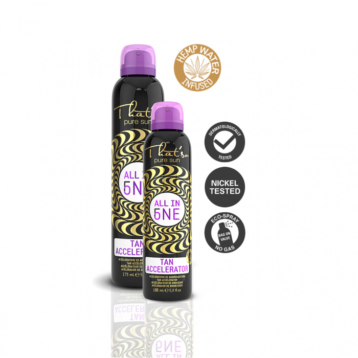 That'so All In One Tan Accelerator Enudatiko Enisxutiko Sprei Mavrismatos Enisxusi Fusikis Paraggs Melaninis 175ml